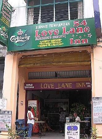 Love Lane Inn in Penang, starting point for my trip to Sumatra