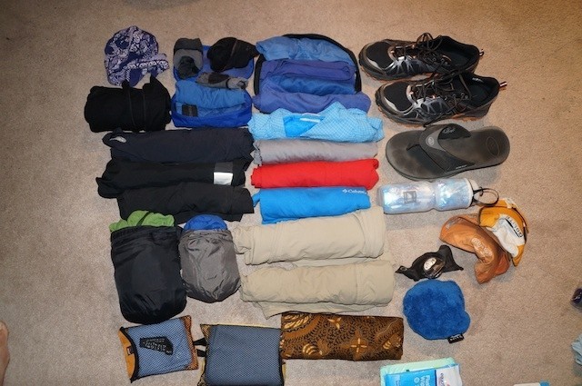 Packing for a previous trip