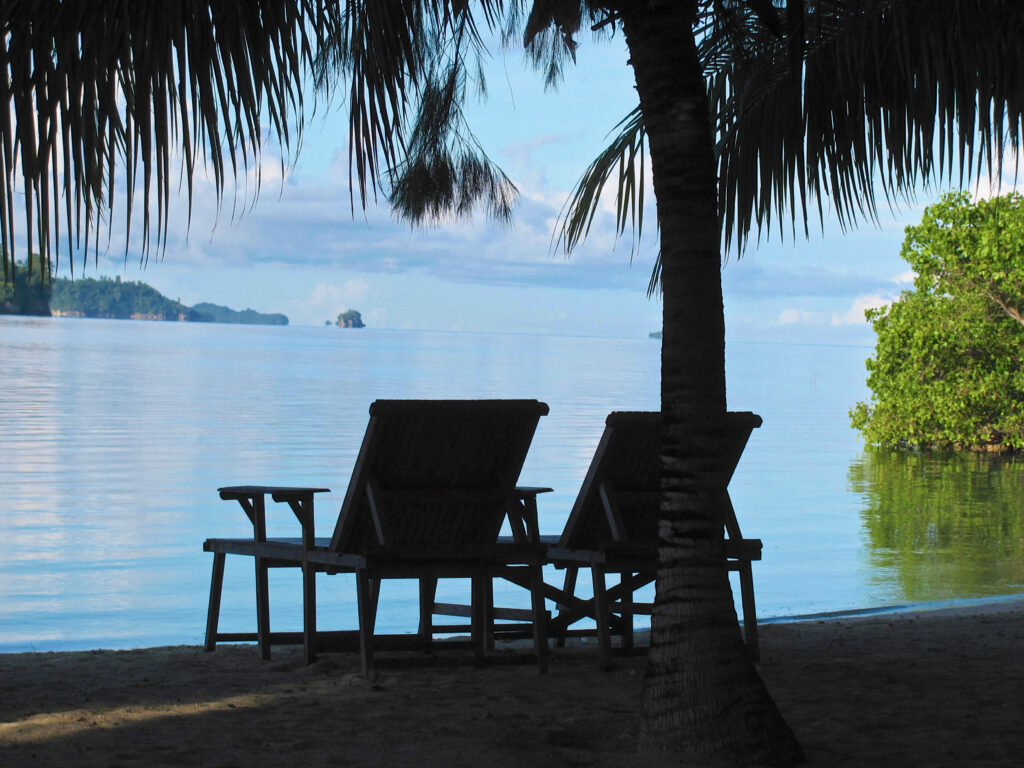 Peaceful view from Fadhila Cottages, Togian Islands