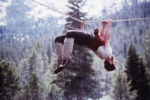 Tyrolean Traverse Wyoming