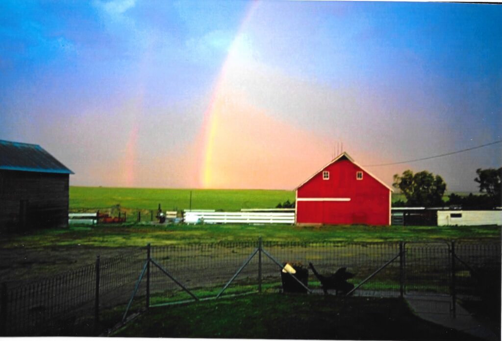 Farm Barn Rainbow